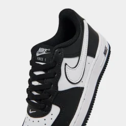 Little Kids' Nike Force 1 LV8 2 Casual Shoes Black/White/Black - DV1623 001 -Default Template 7 DV1623 001 P3