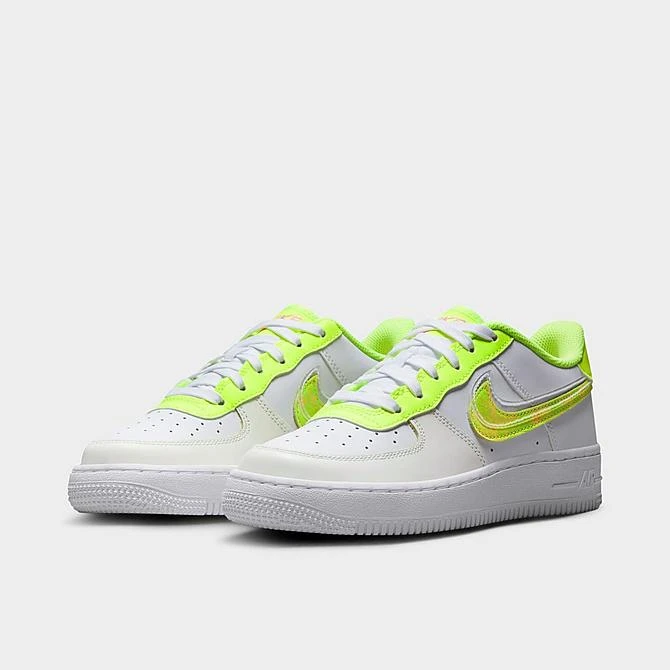 Big Kids' Nike Air Force 1 LV8 SE Casual Shoes White/Multi/Color/Volt/Pink Glow - DV1680 100 4 Big Kids' Nike Air Force 1 LV8 SE Casual Shoes White/Multi/Color/Volt/Pink Glow - DV1680 100 - Image 2
