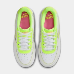 Big Kids' Nike Air Force 1 LV8 SE Casual Shoes White/Multi/Color/Volt/Pink Glow - DV1680 100 12 Big Kids' Nike Air Force 1 LV8 SE Casual Shoes White/Multi/Color/Volt/Pink Glow - DV1680 100 -Default Template 7 DV1680 100 P5