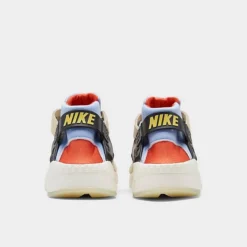 Big Kids' Nike Huarache Run Yin-Yang Casual Shoes Lemon Drop/Sail/Light Marine/Off Noir - DV2196 700 -Default Template 7 DV2196 700 P4