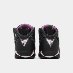 Nike Kids' Toddler Air Jordan Retro 7 Basketball Shoes Black/Barely Grape/Rush Fuchsia - DV2256 055 -Default Template 7 DV2256 055 P4