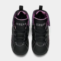 Nike Kids' Toddler Air Jordan Retro 7 Basketball Shoes Black/Barely Grape/Rush Fuchsia - DV2256 055 -Default Template 7 DV2256 055 P5