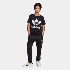 Kids' Adidas Originals Trefoil T-Shirt Black/White - DV2905 001 9 Kids' Adidas Originals Trefoil T-Shirt Black/White - DV2905 001 -Default Template 7 DV2905 001 M2