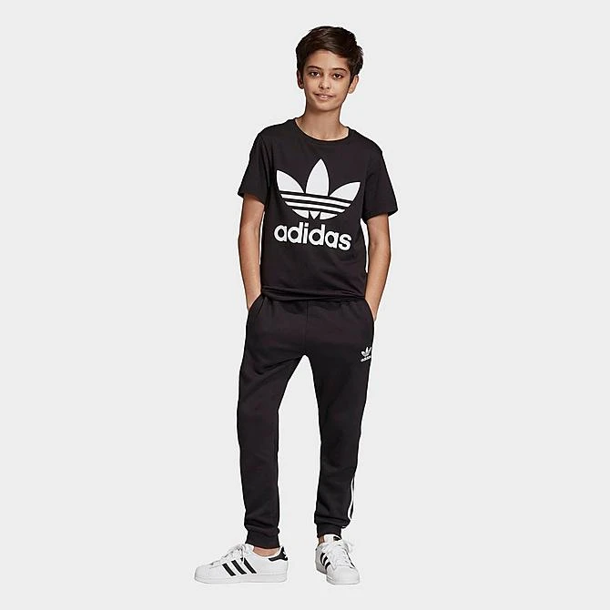 Kids' Adidas Originals Trefoil T-Shirt Black/White - DV2905 001 4 Kids' Adidas Originals Trefoil T-Shirt Black/White - DV2905 001 - Image 2