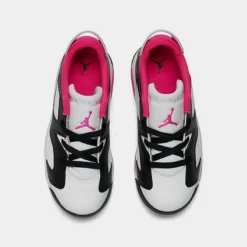 Nike Girls' Toddler Air Jordan Retro 6 Low Basketball Shoes Black/Fierce Pink/White - DV3529 061 -Default Template 7 DV3529 061 P5