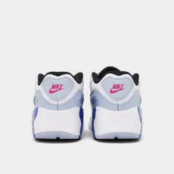 Kids' Toddler Nike Air Max 90 Casual Shoes White/Blue Whisper/Hyper Royal/Black - DV3609 101 -Default Template 7 DV3609 101 P4