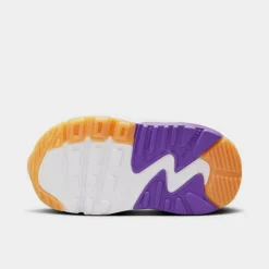 Kids' Toddler Nike Air Max 90 Casual Shoes White/Phantom/Citron Tint/Action Grape - DV3609 103 -Default Template 7 DV3609 103 P6