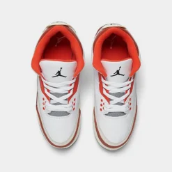 Nike Big Kids' Air Jordan Retro 3 SE Basketball Shoes White/Black/Mars Stone/Team Orange - DV7028 108 -Default Template 7 DV7028 108 P5