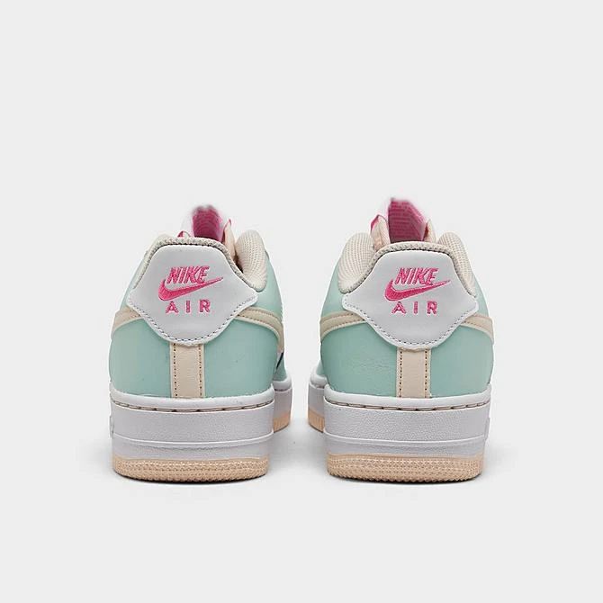 Big Kids' Nike Air Force 1 Low Casual Shoes Jade Ice/Guava Ice/White/Pink Spell - DV7762G 300 6 Big Kids' Nike Air Force 1 Low Casual Shoes Jade Ice/Guava Ice/White/Pink Spell - DV7762G 300 - Image 4