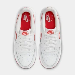 Big Kids' Nike Air Force 1 Low Casual Shoes White/Picante Red/White - DV7762 101 -Default Template 7 DV7762 101 P5