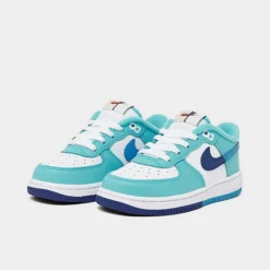 Kids' Toddler Nike Air Force 1 LV8 2 Casual Shoes White/Light Photo Blue/Deep Royal Blue - DX2165 100 -Default Template 7 DX2165 100 P2