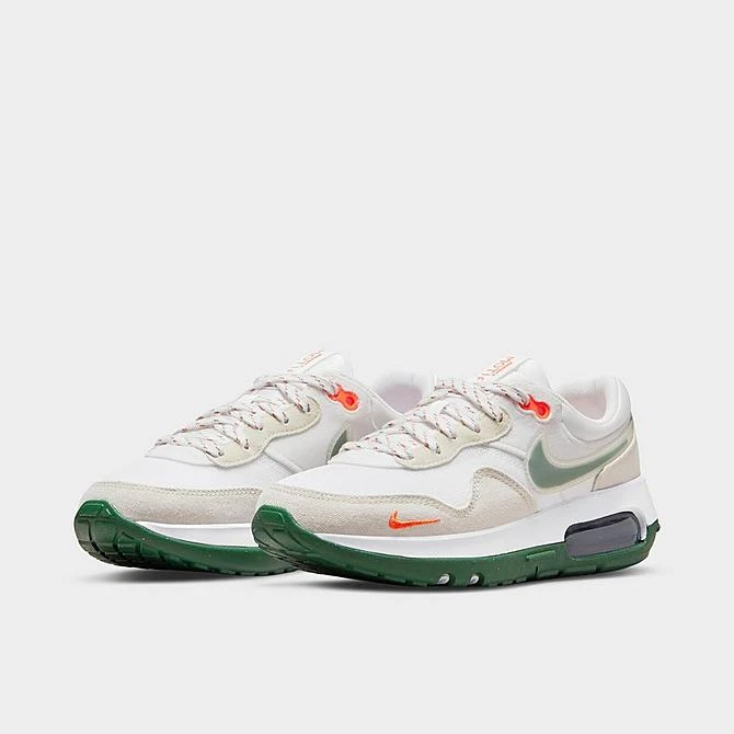 Big Kids' Nike Air Max Motif Casual Shoes White/Safety Orange/Light Bone/Gorge Green - DX2957 100 4 Big Kids' Nike Air Max Motif Casual Shoes White/Safety Orange/Light Bone/Gorge Green - DX2957 100 - Image 2
