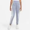 Girls' Nike Air French Terry Jogger Pants Ashen Slate/Blue Whisper/Black - DX5041 493 -Default Template 7 DX5041 493 M1