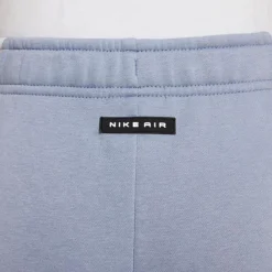 Girls' Nike Air French Terry Jogger Pants Ashen Slate/Blue Whisper/Black - DX5041 493 -Default Template 7 DX5041 493 M4