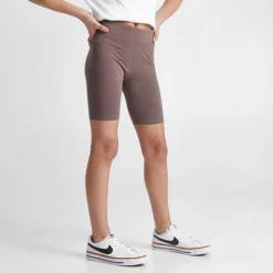 Girls' Nike Sportswear High-Waisted Bike Shorts Plum Eclipse - DX5066 291 -Default Template 7 DX5066 291 M3