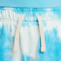 Girls' Nike Sportswear Washed Shorts Baltic Blue/Sail - DX5072 468 -Default Template 7 DX5072 468 M4