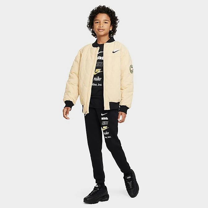 Kids' Nike Sportswear Logos Jogger Pants Black - DX5160 010 4 Kids' Nike Sportswear Logos Jogger Pants Black - DX5160 010 - Image 2
