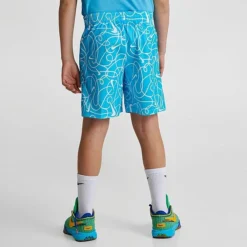 Boys' Nike Dri-FIT Multi+ Training Shorts Baltic Blue - DX5355 468 -Default Template 7 DX5355 468 M4