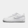 Big Kids' Nike Air Force 1 Low Casual Shoes White/Wolf Grey/White - DX5805G 100 -Default Template 7 DX5805G 100 P1