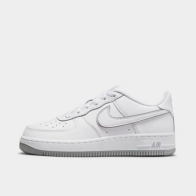 Big Kids' Nike Air Force 1 Low Casual Shoes White/Wolf Grey/White - DX5805G 100 3 Big Kids' Nike Air Force 1 Low Casual Shoes White/Wolf Grey/White - DX5805G 100