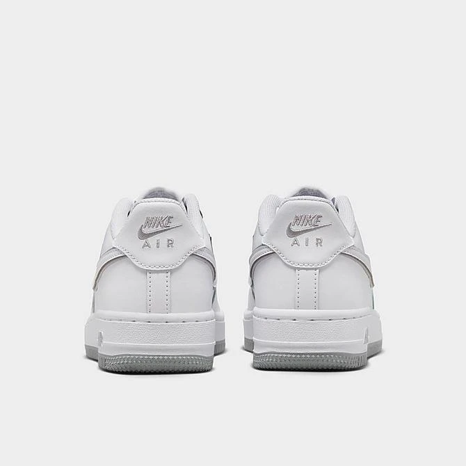 Big Kids' Nike Air Force 1 Low Casual Shoes White/Wolf Grey/White - DX5805G 100 6 Big Kids' Nike Air Force 1 Low Casual Shoes White/Wolf Grey/White - DX5805G 100 - Image 4