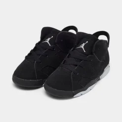 Nike Kids' Toddler Air Jordan Retro 6 Casual Shoes Black/Metallic Silver/Black - DX6179 001 9 Nike Kids' Toddler Air Jordan Retro 6 Casual Shoes Black/Metallic Silver/Black - DX6179 001 -Default Template 7 DX6179 001 P2