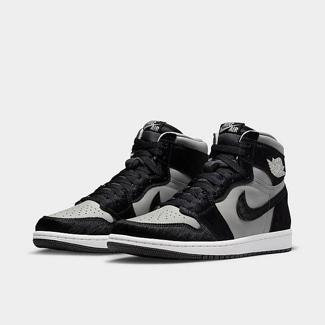 Nike Women's Air Jordan Retro 1 High OG Casual Shoes Medium Grey/Black/White - DZ2523 001 4 Nike Women's Air Jordan Retro 1 High OG Casual Shoes Medium Grey/Black/White - DZ2523 001 - Image 2