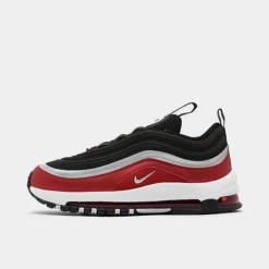 Little Kids' Nike Air Max 97 SE Stretch Lace Casual Shoes Black/Metallic Silver/Varsity Red/White - DZ2665Â 001