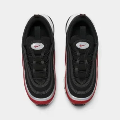 Little Kids' Nike Air Max 97 SE Stretch Lace Casual Shoes Black/Metallic Silver/Varsity Red/White - DZ2665 001 -Default Template 7 DZ2665 001 P5