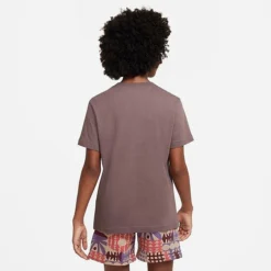 Girls' Nike Sportswear Big Swoosh T-Shirt Plum Eclipse - DZ3585 291 -Default Template 7 DZ3585 291 M3