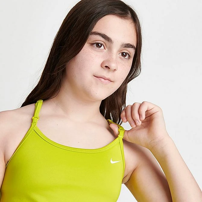 Girls' Nike Dri-FIT Indy Tank Sports Bra Bright Cactus - DZ4350 308 7 Girls' Nike Dri-FIT Indy Tank Sports Bra Bright Cactus - DZ4350 308 - Image 5