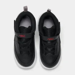 Nike Kids' Toddler Jordan Max Aura 5 Stretch Lace Basketball Shoes Black/University Red/White/Cement Grey - DZ4355 061 -Default Template 7 DZ4355 061 P5