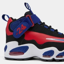 Big Kids' Nike Air Griffey Max 1 Casual Shoes Black/Deep Royal Blue/University Red - DZ5275 001 -Default Template 7 DZ5275 001 P3