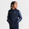 Boys' Nike Sportswear Repeat Tape Full-Zip Hoodie Obsidian/Summit White - DZ5622 451 2 Boys' Nike Sportswear Repeat Tape Full-Zip Hoodie Obsidian/Summit White - DZ5622 451 -Default Template 7 DZ5622 451 M1