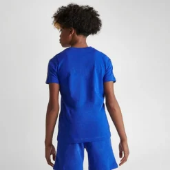 Kids' Nike Sportswear Repeat T-Shirt Game Royal/Game Royal/White - DZ5628 480 -Default Template 7 DZ5628 480 M4