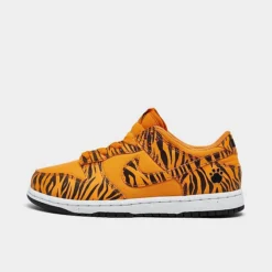 Little Kids' Nike Dunk Low Next Nature Casual Shoes Kumquat/Kumquat/White/Black - DZ5633 800