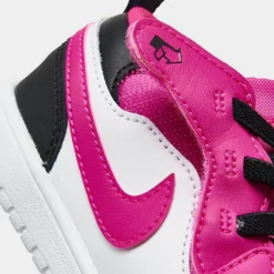 Nike Girls' Toddler Air Jordan 1 Low Alt Casual Shoes White/Fierce Pink/Black - DZ6956 160 -Default Template 7 DZ6956 160 P3