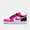 Nike Girls' Little Kids' Air Jordan Retro 1 Low Casual Shoes White/Fierce Pink/Black - DZ6958 160 -Default Template 7 DZ6958 160 P1