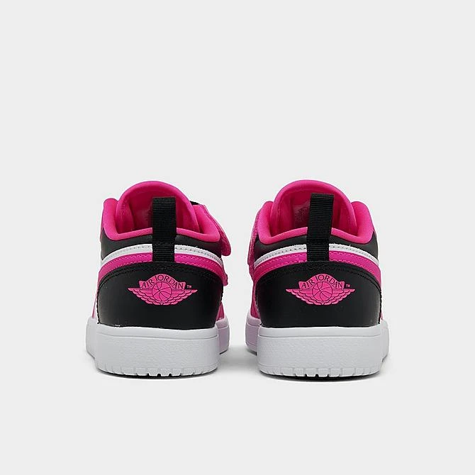 Nike Girls' Little Kids' Air Jordan Retro 1 Low Casual Shoes White/Fierce Pink/Black - DZ6958 160 6 Nike Girls' Little Kids' Air Jordan Retro 1 Low Casual Shoes White/Fierce Pink/Black - DZ6958 160 - Image 4
