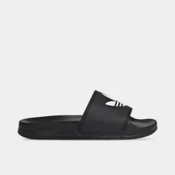 Big Kids' Adidas Originals Adilette Lite Slide Sandals Core Black/Cloud White - EG8271 001