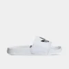Big Kids' Adidas Originals Adilette Lite Slide Sandals Cloud White/Core Black - EG8272 100
