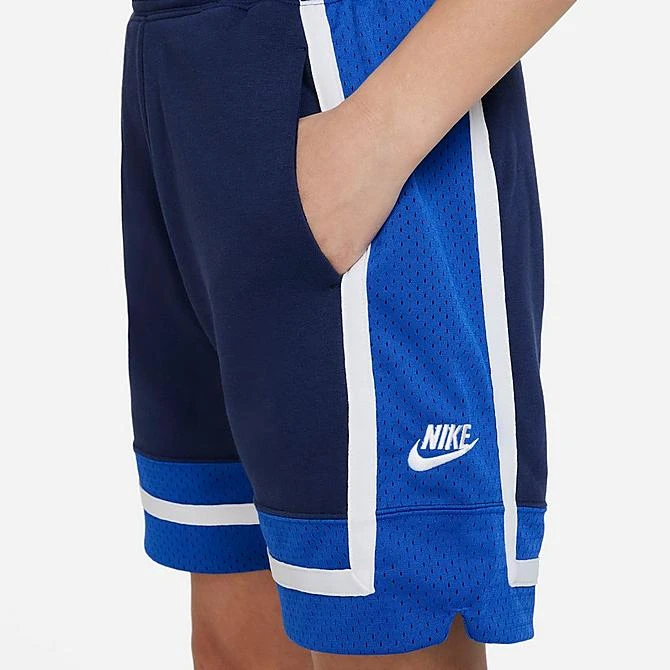 Kids' Nike Culture Of Basketball Fleece Basketball Shorts Midnight Navy/White - FB1065 410 8 Kids' Nike Culture Of Basketball Fleece Basketball Shorts Midnight Navy/White - FB1065 410 - Image 6