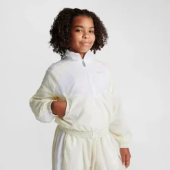 Girls' Nike Sportswear Woven Jacket Coconut Milk/White/Coconut Milk - FB1267 113 -Default Template 7 FB1267 113 M3