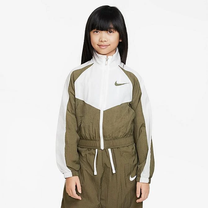 Girls' Nike Sportswear Woven Jacket - FB1267 222 3 Girls' Nike Sportswear Woven Jacket - FB1267 222