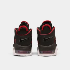 Big Kids' Nike Air More Uptempo Basketball Shoes Black/White/University Red - FB1344 001 -Default Template 7 FB1344 001 P4