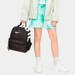 Kids' Nike Brasilia JDI Mini Backpack Black/Black/White - FB2822 010