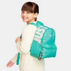 Kids' Nike Brasilia JDI Mini Backpack Emerald Rise/Emerald Rise/White - FB2822 381