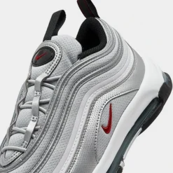 Little Kids' Nike Air Max 97 Stretch Lace Casual Shoes Metallic Silver/Varsity Red/White/Black - FB2963 001 -Default Template 7 FB2963 001 P3