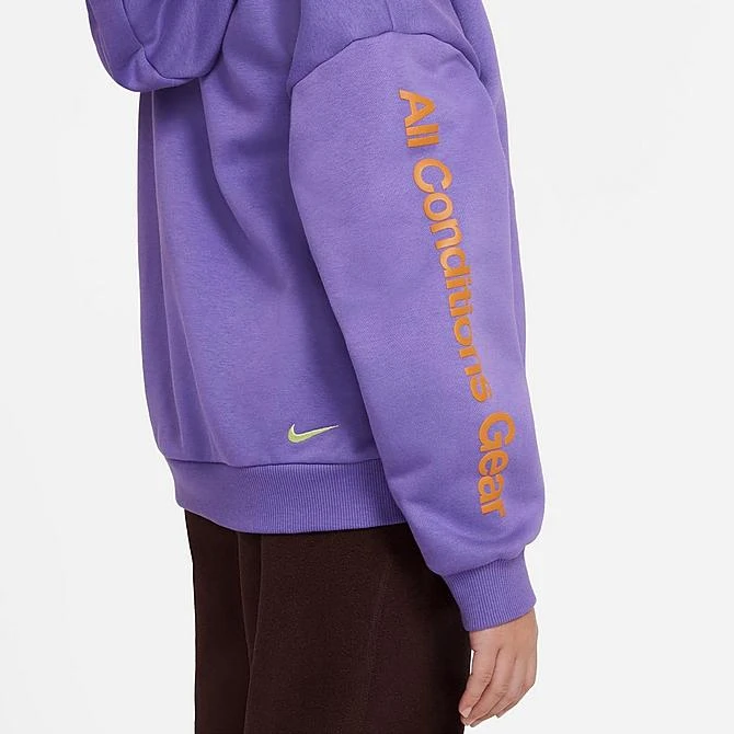 Kids' Nike ACG Icon Fleece Pullover Hoodie Action Grape/Gridiron/Light Lemon Twist/Monarch - FB4343 542 8 Kids' Nike ACG Icon Fleece Pullover Hoodie Action Grape/Gridiron/Light Lemon Twist/Monarch - FB4343 542 - Image 6