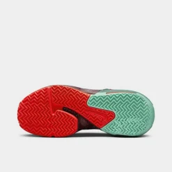 Big Kids' Nike LeBron Witness 7 SE Stretch Lace Basketball Shoes Night Maroon/Emerald Rise/Black/Bright Crimson - FB8976 600 -Default Template 7 FB8976 600 P6